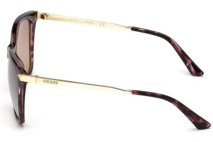 Okulary przeciwsłoneczne Guess GU7483 57F Kwadratowe Beżowe