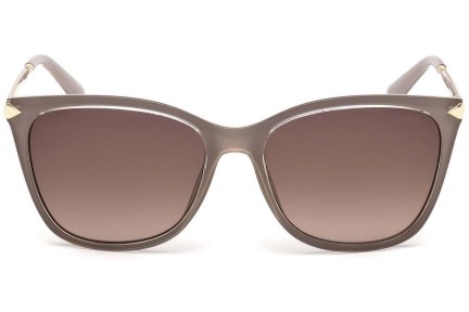 Okulary przeciwsłoneczne Guess GU7483 57F Kwadratowe Beżowe