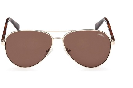 Okulary przeciwsłoneczne Guess GU8279 32E Pilotki (Aviator) Złote