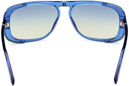 Okulary przeciwsłoneczne Guess GU00082 90X Prostokątne Niebieskie