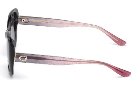 Okulary przeciwsłoneczne Guess GU7554 01B Kwadratowe Czarne