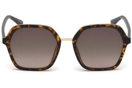 Okulary przeciwsłoneczne Guess GU7557 52F Oversize Havana