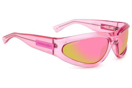 Okulary przeciwsłoneczne Dsquared2 D20101/S 35J/VQ Nieregularny Różowe