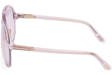 Okulary przeciwsłoneczne Tom Ford Bertrand FT1061 78Y Pilotki (Aviator) Fioletowe