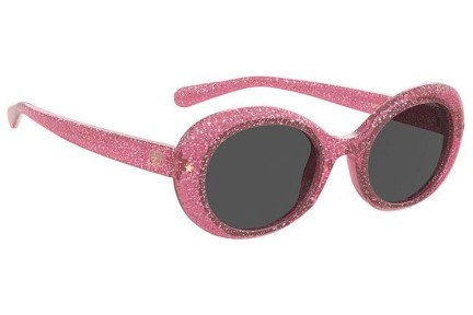 Okulary przeciwsłoneczne Chiara Ferragni CF7028/S W66/IR Owalne Różowe