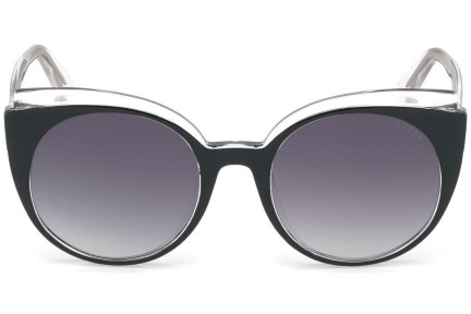 Okulary przeciwsłoneczne Guess GU7591 03B Kocie oczy Czarne