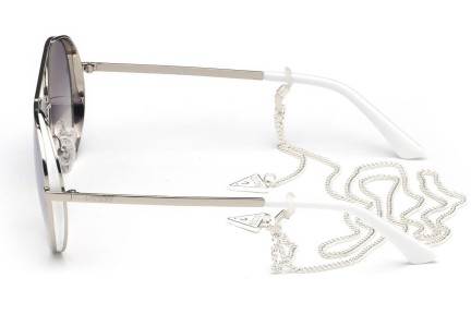 Okulary przeciwsłoneczne Guess GU7607 20C Pilotki (Aviator) Srebrne