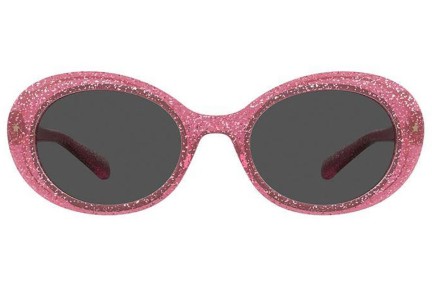Okulary przeciwsłoneczne Chiara Ferragni CF7028/S W66/IR Owalne Różowe