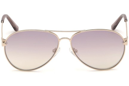 Okulary przeciwsłoneczne Guess GU7616 32Z Pilotki (Aviator) Złote