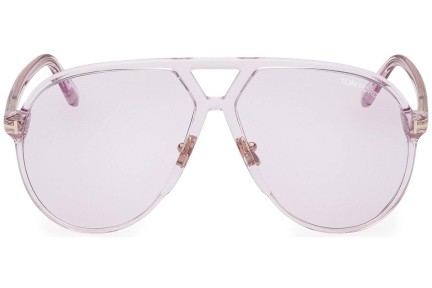 Okulary przeciwsłoneczne Tom Ford Bertrand FT1061 78Y Pilotki (Aviator) Fioletowe