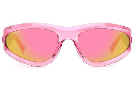Okulary przeciwsłoneczne Dsquared2 D20101/S 35J/VQ Nieregularny Różowe
