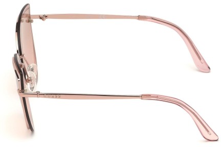 Okulary przeciwsłoneczne Guess GU7617 28U Kocie oczy Złote