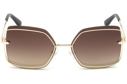 Okulary przeciwsłoneczne Guess GU7618 32G Oversize Złote
