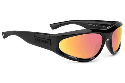 Okulary przeciwsłoneczne Dsquared2 D20101/S 3H2/VQ Nieregularny Czarne