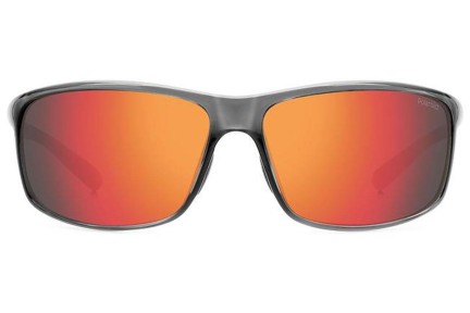 Okulary przeciwsłoneczne Polaroid PLD7036/S KB7/OZ Polarized Prostokątne Szare