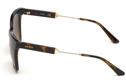 Okulary przeciwsłoneczne Guess GU7620 52F Kocie oczy Havana