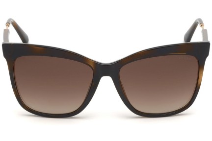 Okulary przeciwsłoneczne Guess GU7620 52F Kocie oczy Havana