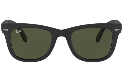 Solbriller Ray-Ban Folding Wayfarer Classic RB4105 601S Firkantet Sort