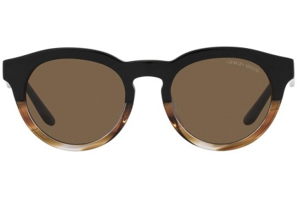 Okulary przeciwsłoneczne Giorgio Armani AR8189U 600673 Okrągłe Czarne