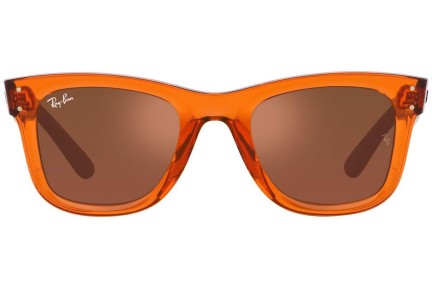 Ochelari de soare Ray-Ban Wayfarer Reverse RBR0502S 6712GM Pătrați Portocalii