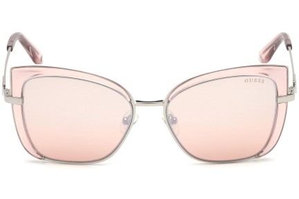 Okulary przeciwsłoneczne Guess GU7633 72U Kwadratowe Różowe