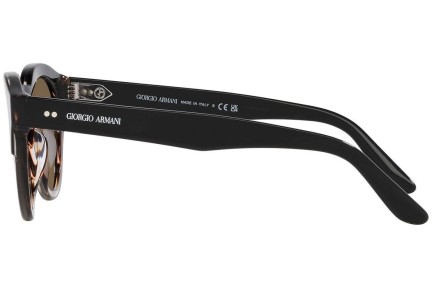 Okulary przeciwsłoneczne Giorgio Armani AR8189U 600673 Okrągłe Czarne