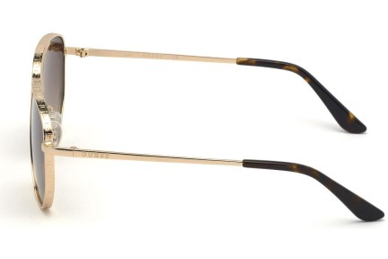 Okulary przeciwsłoneczne Guess GU7635 33F Kwadratowe Złote