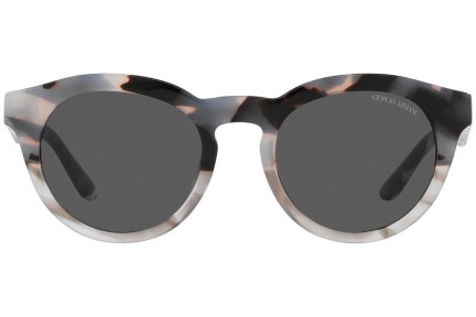Okulary przeciwsłoneczne Giorgio Armani AR8189U 600987 Okrągłe Havana