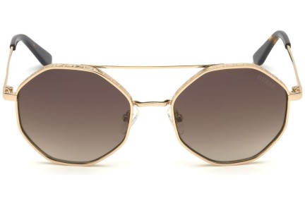 Sluneční brýle Guess GU7636 33F Okrouhlé Zlaté