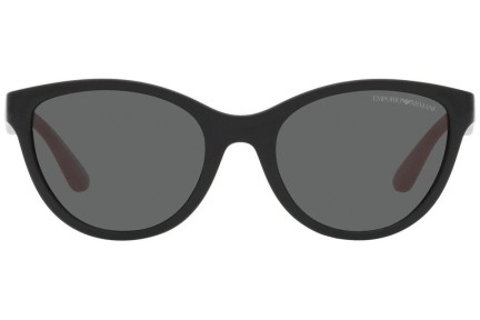 Okulary przeciwsłoneczne Emporio Armani EK4003 501787 Kocie oczy Czarne