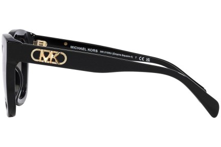 Okulary przeciwsłoneczne Michael Kors Empire Squared 4 MK2193U 30058G Kwadratowe Czarne