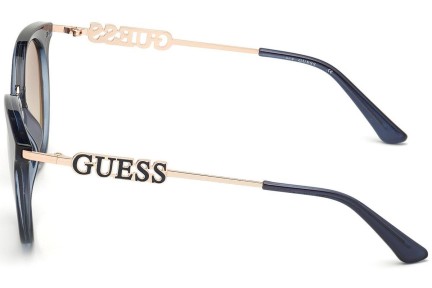 Okulary przeciwsłoneczne Guess GU7645 90W Okrągłe Niebieskie