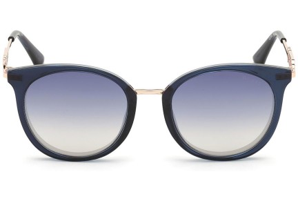 Okulary przeciwsłoneczne Guess GU7645 90W Okrągłe Niebieskie