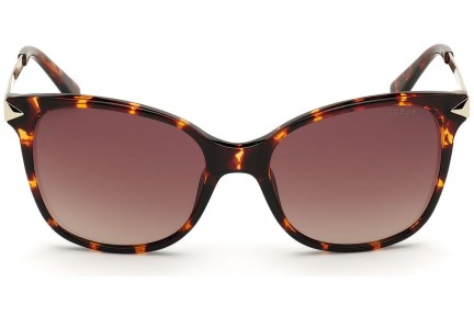 Okulary przeciwsłoneczne Guess GU7657 52F Kwadratowe Havana
