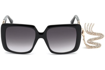 Okulary przeciwsłoneczne Guess GU7689 01B Oversize Czarne