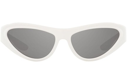 Okulary przeciwsłoneczne Dolce & Gabbana DG6190 33126G Kocie oczy Białe