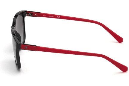 Okulary przeciwsłoneczne Guess GU00017 01C Kwadratowe Czarne