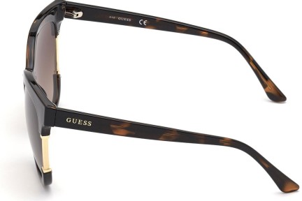 Okulary przeciwsłoneczne Guess GU7726 52F Kwadratowe Havana