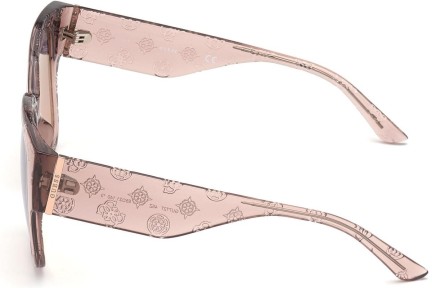 Okulary przeciwsłoneczne Guess GU7727 45Z Kwadratowe Brązowe