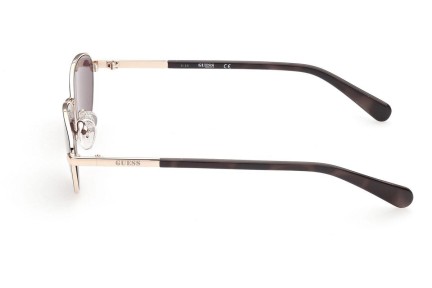 Okulary przeciwsłoneczne Guess GU8230 33E Owalne Złote