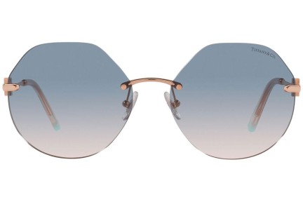 Okulary przeciwsłoneczne Tiffany & Co. TF3077 616016 Nieregularny Brązowe