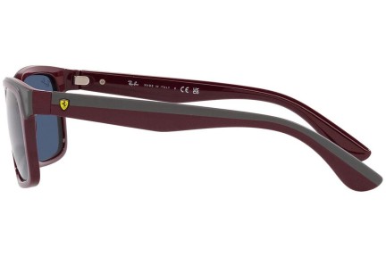 Okulary przeciwsłoneczne Ray-Ban RB4393M F67980 Prostokątne Czerwone