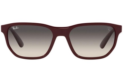 Okulary przeciwsłoneczne Ray-Ban RB4404M F68511 Prostokątne Czerwone