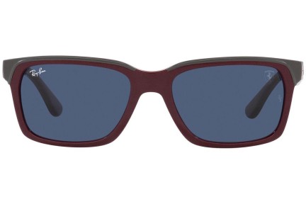 Okulary przeciwsłoneczne Ray-Ban RB4393M F67980 Prostokątne Czerwone