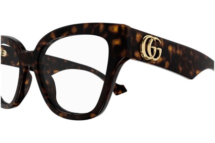 Okulary korekcyjne Gucci GG1424O 002 Nieregularny Havana