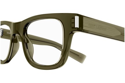 Okulary korekcyjne Saint Laurent SL564 OPT 007 Kwadratowe Zielone