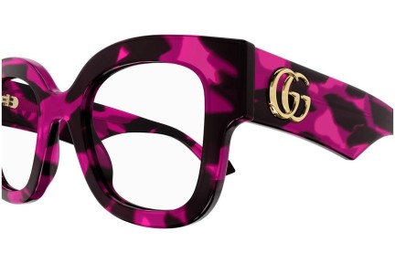 Okulary korekcyjne Gucci GG1423O 003 Kwadratowe Havana