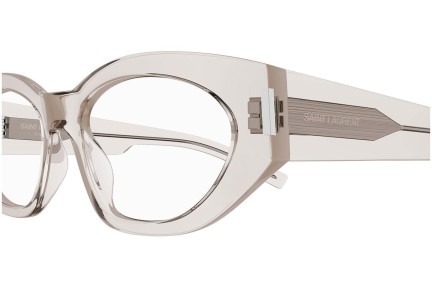 szemüvegeinket Saint Laurent SL638OPT 004 blue-light [non-prescription] Cat Eye Bézs