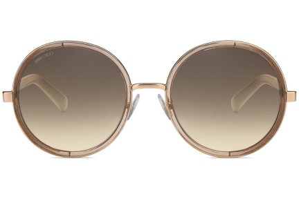 Okulary przeciwsłoneczne Jimmy Choo ANDIE/N/S 1KH/CC Okrągłe Żółte