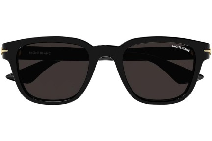 Okulary przeciwsłoneczne Mont Blanc MB0302S 001 Prostokątne Czarne